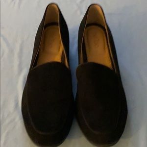 Black Suede Dress Loafer